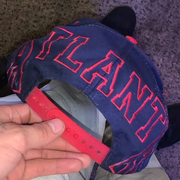 Atlanta Braves vintage 90s snapback collectible hat - Picture 3 of 11